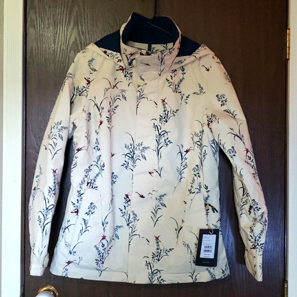 Burton Jet Set Ski Jacket, M, Cream